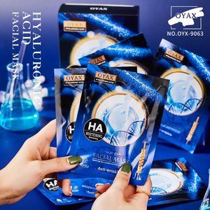 Hyaluronic Acid Facial Sheet Mask Factory Wholesales High Quality Sodium Hyaluro